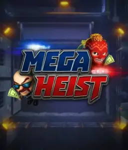 Enter the action-packed world of the Mega Heist game by Relax Gaming, showcasing quirky characters ready to undertake a big score. This image portrays the drama of the heist with its dramatic logo and a shadowy vault backdrop. Perfect for fans of heist movies, offering a captivating adventure. 