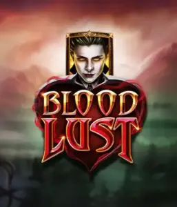 A dark and seductive view of the Blood Lust slot by ELK Studios, featuring gothic vampire symbols and a haunting castle backdrop. This image captures the slot's enthralling atmosphere, alongside its innovative game mechanics, appealing for those drawn to dark, supernatural themes.